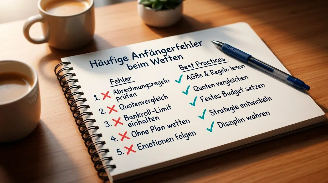 Häufige Anfängerfehler beim Feldhockey Wetten vermeiden Quotenvergleich emotionale Wetten Bankroll